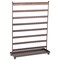 Contemporary Home Living 16.75" Bronze Rustic Rectangular Earring Display Stand with Tray